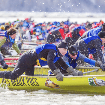 Canots à glace : un circuit pas ordinaire